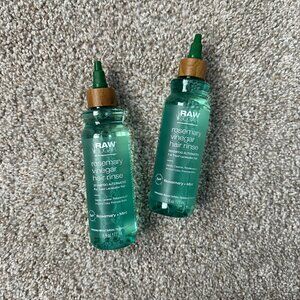 NEW raw sugar rosemary vinegar hair rinse 2 pack 🫧
